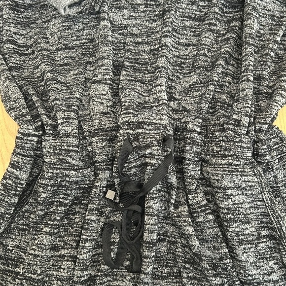 Lou & Grey Sleeveless Heathered Black/Grey Dress | SIZE S - Picture 4 of 5